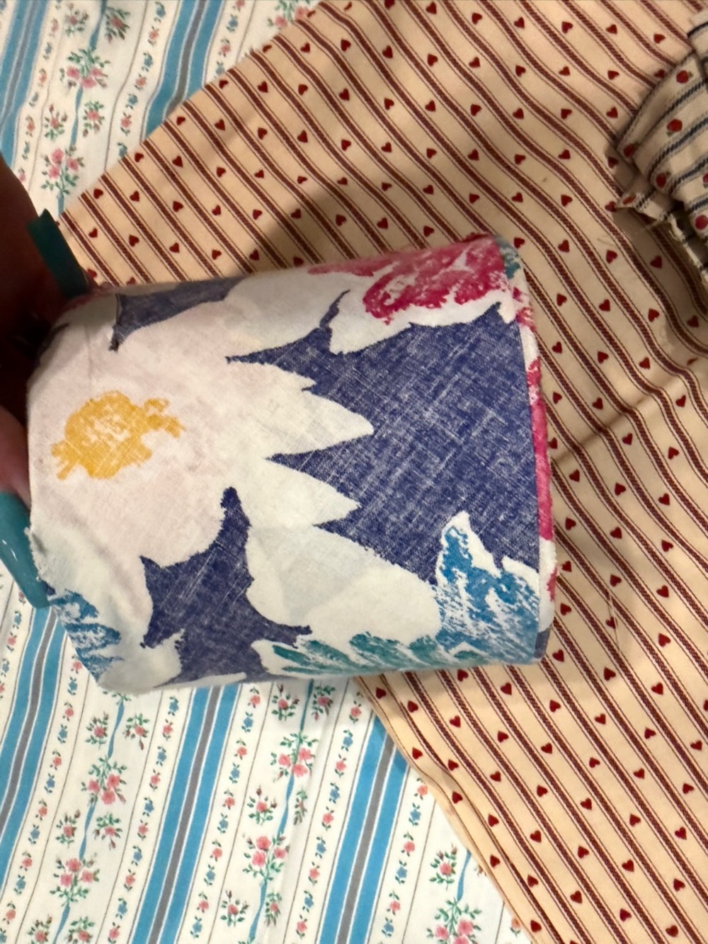 Floral Fabric Roll
